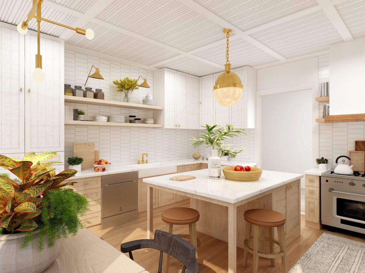 Kleine Wohnküche einrichten   Anna Bergner Interior Design
