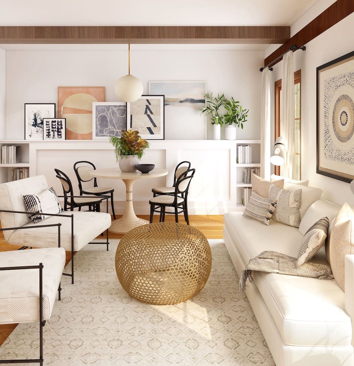 helles, modernes wohnzimmer einrichten