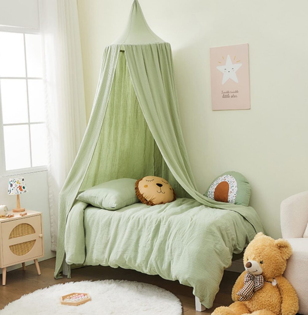 kinderzimmer wandgestaltung in grün