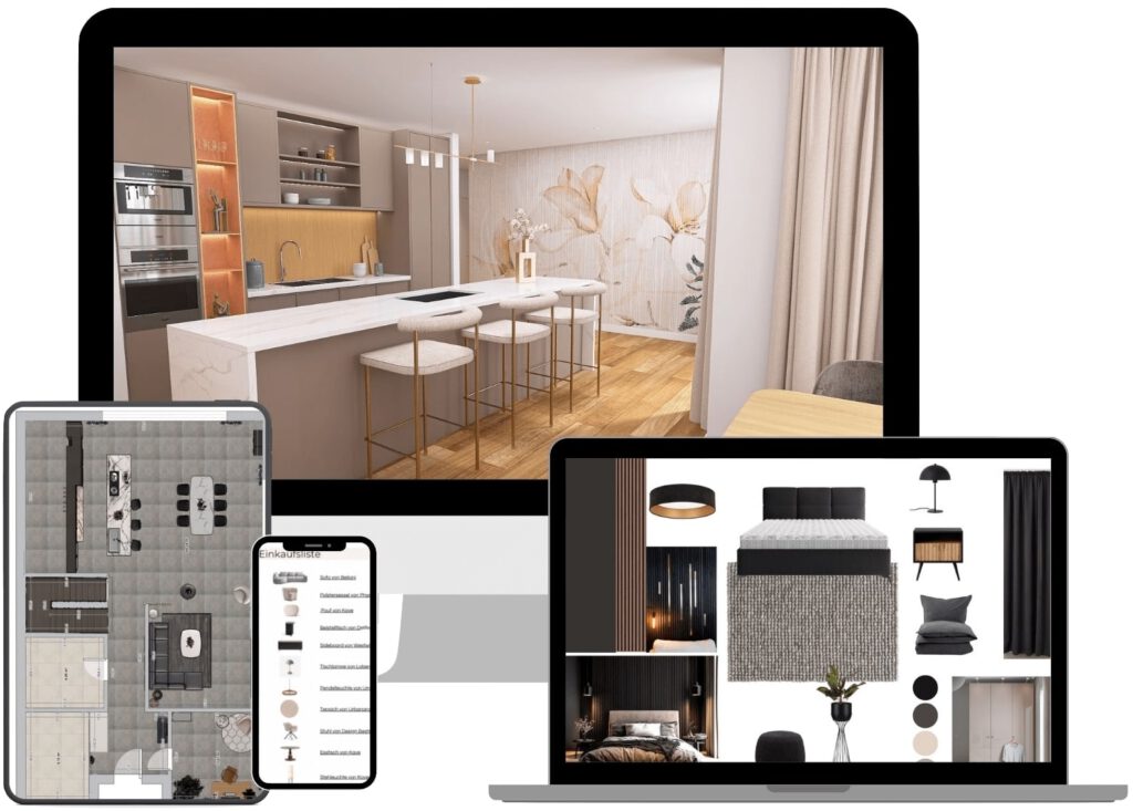 Raumplanung, Grundrissplanung, 3D Visualisierung