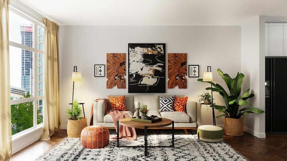 bilderwand im wohnzimmer