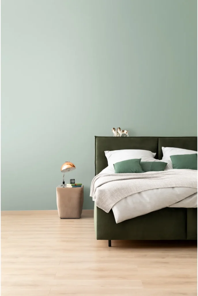 Schlafzimmer grün streichen