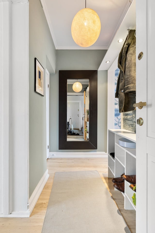 Flurwände in Pastellfarben