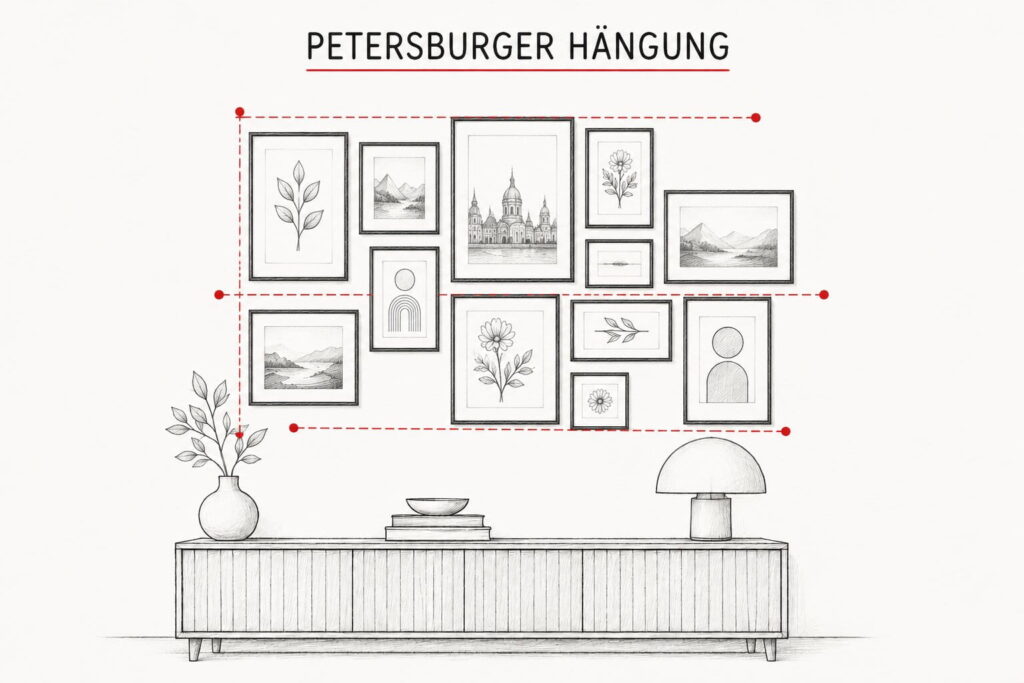 wandbilder in der petersburger hängung